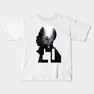 Jay-Z double exposure Kids T-Shirt